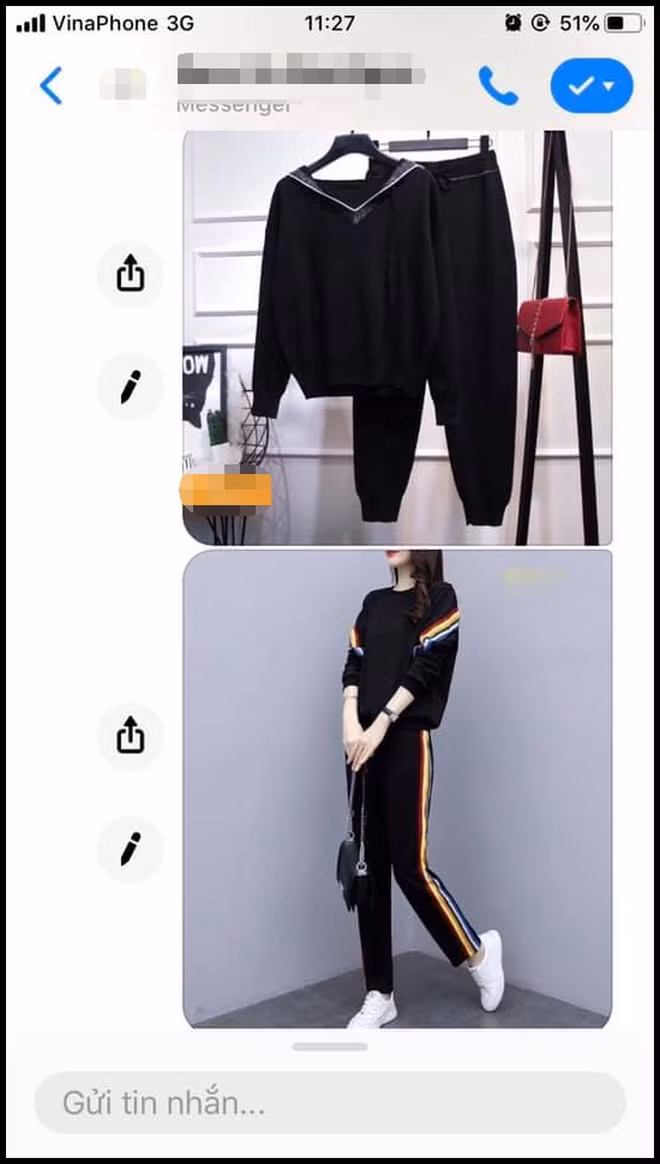 Cụ thể, khi thấy một trang bán quần áo khá uy tín với lượt thích cao đang chạy mã giảm giá bộ đồ từ 199 nghìn xuống còn 120 nghìn nên cô gái quyết định đặt mua hàng online dù vẫn còn nửa tin nửa ngờ.