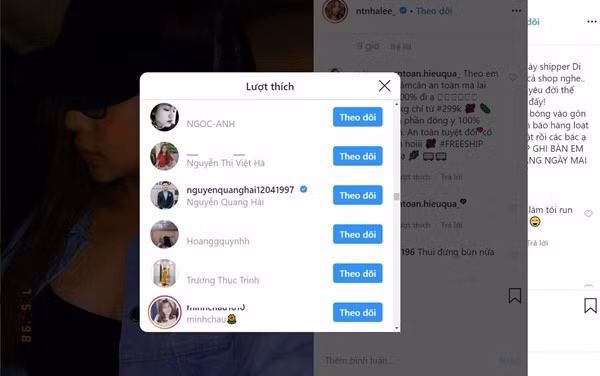 Kể từ khi cặp đôi hot nhất nhì đội tuyển Việt Nam vướng tin đồn chia tay vào giữa tháng 7 thì đây là lần đầu tiên dân mạng thấy Hải "Con" like ảnh bạn gái.