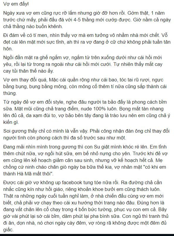 Dang dan “che” vo o cu nhung 