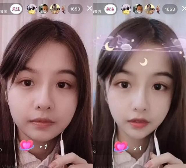 Thế nhưng, không lâu sau đó trong một lần giao lưu với fan, Tiểu Trảo Kỳ trượt tay tắt mất filter làm đẹp. Kết quả là gương mặt nhỏ nhắn, thon gọn cùng nhiều điểm thu hút trên gương mặt bỗng nhiên biến mất, thay vào đó là khuôn mặt phình ra bầu bĩnh khác lạ.