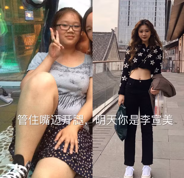 Cô nàng chăm chỉ luyện tập, kết hợp với chế độ ăn uống khoa học để giảm cân, duy trì vóc dáng. Cô nàng dừng ở mức 48kg.