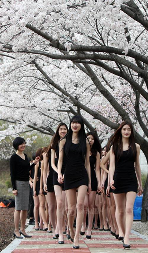 Xem thêm một số hình ảnh khác về dàn nữ sinh người mẫu thực tập mặt xinh, dáng chuẩn.