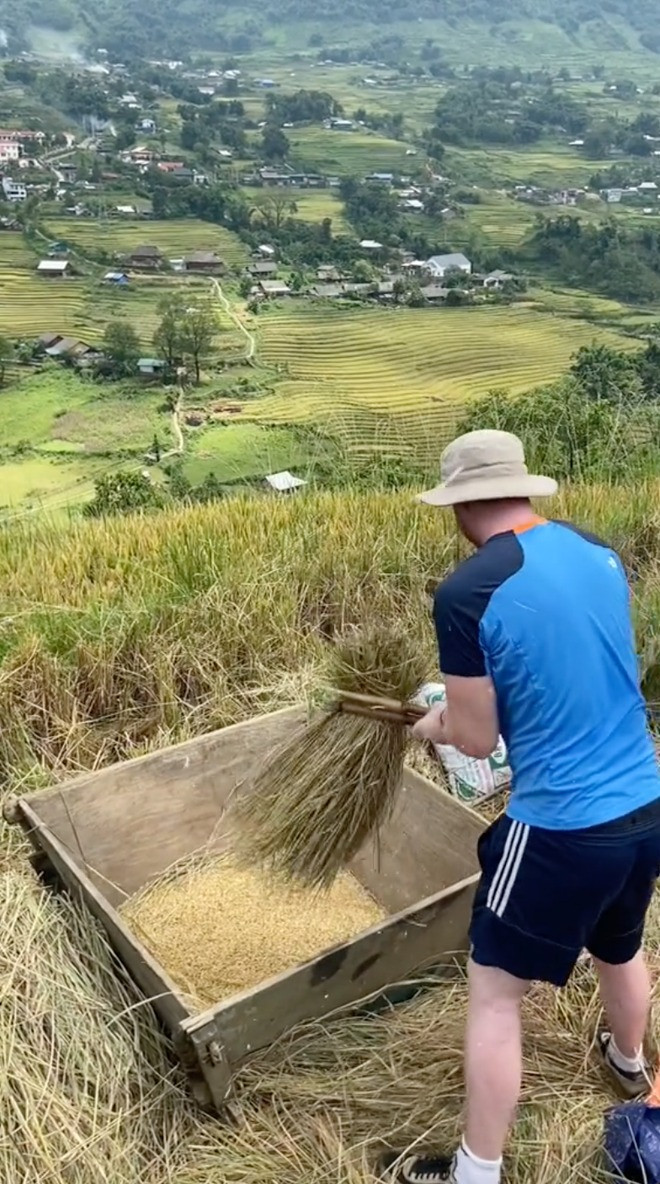 Hình ảnh những anh chàng, cô nàng Tây đang "lao động vất vả" trong chuyến du lịch mà chính họ bỏ tiền ra khiến nhiều cư dân mạng "dở khóc dở cười". Nhiều người đùa rằng đây là những chuyến du lịch "vừa tốn tiền, vừa tốn sức".