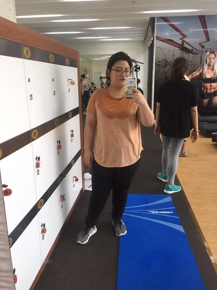 Từ nỗi đau nơi con tim, Vân kiên trì giảm cân với hành trình chậm nhưng chắc. Mỗi ngày, cô bạn đều chăm chỉ tập luyện kết hợp với ăn uống khoa học và sinh hoạt điều độ.