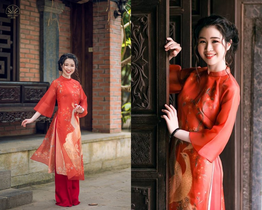 Mang vẻ đẹp ngọt ngào, cùng nụ cười tỏa nắng Thùy Dương được đông đảo bạn bè nhận xét là cô gái rất có duyên trong giao tiếp.