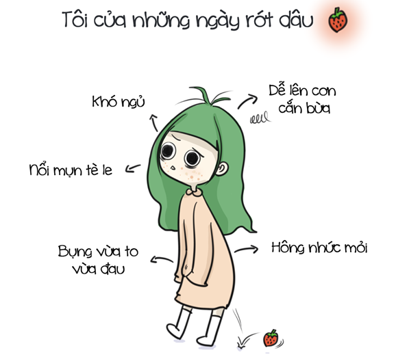 Ác mộng mà bất kỳ chị em phụ nữ nào đều sợ hãi chính là "rụng dâu" đúng ngày tết. Trong những ngày tết mà mặt nổi chi chít mụn, đau bụng, mệt mỏi, luôn trong tình trạng lo lắng vì "tràn dâu" thì đúng là quá đen cho hội chị em.