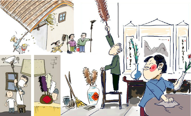 Lau dọn nhà cửa ngày tết sau một năm trời bận rộn là "cực hình" đối với tất cả mọi người chứ không riêng gì hội chị em. Thế nhưng các chị em là những người vất vả hơn cả bởi công việc dọn dẹp từ lâu đã thuộc về con gái với suy nghĩ gái luôn gọn gàng, sạch sẽ và chăm chỉ hơn con trai.