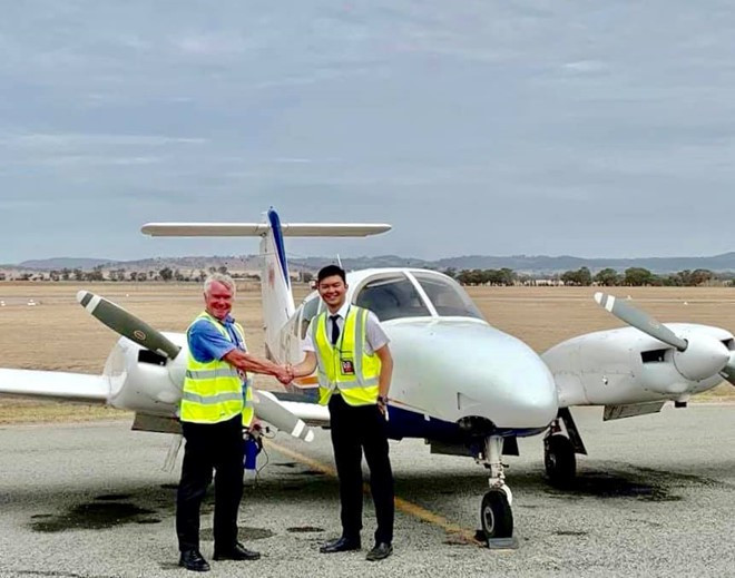 Ngoài Hà Duy, Thành Vinh đội ngũ chàng trai làm ngành hàng không có gia thế "khủng" còn có Lê Hồng Phúc - con trai danh thủ Lê Huỳnh Đức.