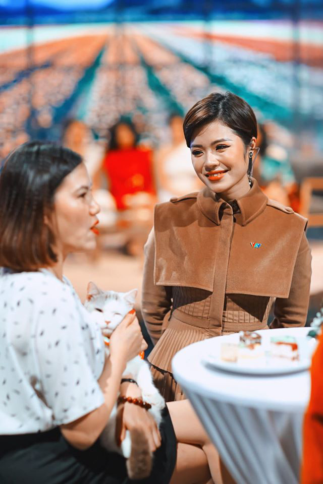 BTV, MC Thái Trang - gương mặt dẫn quen thuộc của chương trình Cất cánh trên kênh VTV3.