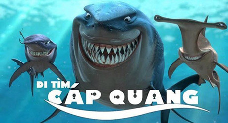  Những nhân vật hoạt hình cá mập được cư dân mạng chế ảnh.