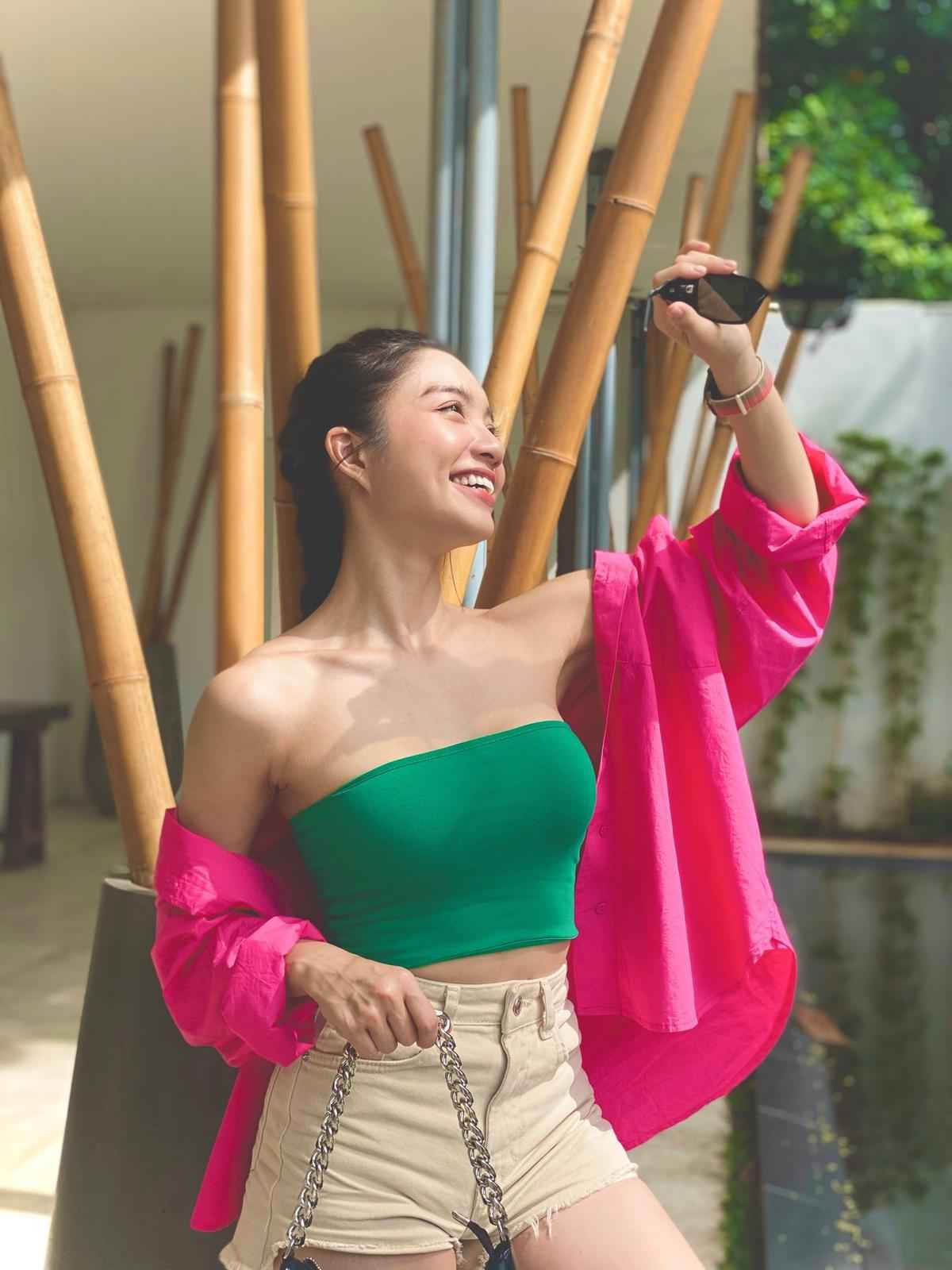 Trên trang cá nhân, Thùy Trinh thường xuyên chia sẻ những khoảnh khắc tập luyện, lan toả tinh thần tập luyện tới những người xung quanh.