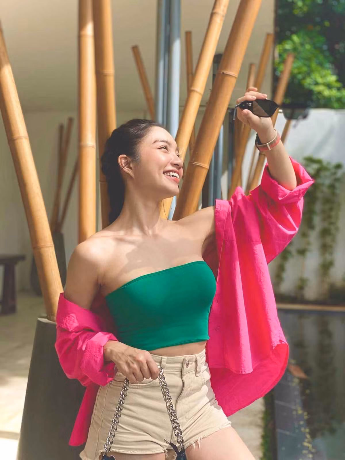 Trên trang cá nhân, Thùy Trinh thường xuyên chia sẻ những khoảnh khắc tập luyện, lan toả tinh thần tập luyện tới những người xung quanh.