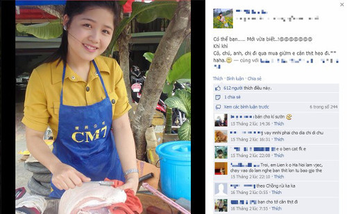 Cộng đồng mạng từng “phát sốt” với hình ảnh dễ thương của một cô gái đang đứng bán thịt lợn. Mọi người nhanh chóng gọi cô là “hot girl bán thịt lợn”. Chủ nhân của bức ảnh là Đỗ Hồng Liên, sinh năm 1991, quê ở Thanh Hóa và đã tốt nghiệp ĐH. Sau khi nổi tiếng, Liên đã nhận được khá nhiều lời mời làm đại sứ hình ảnh cho một số hãng game.