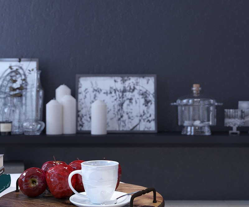 Mang lại hiệu ứng sang trọng tuyệt vời. Nhưng may mắn là trang trí căn hộ bằng màu sắc lại không hề đắt, giá cả phải chăng, phù hợp với hầu hết mọi ngân sách.