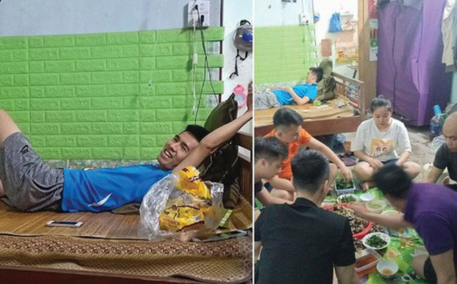 Trước đó, nhiều tấm ảnh siêu lầy của hội bạn thân đến thăm bệnh cũng từng được đăng tải trên mạng xã hội khiến cộng đồng mạng thích thú. Mặc kệ chàng trai ốm liệt giường nằm 1 chỗ, cả hội bạn thân sang mở tiệc rượu ngay bên cạnh, ăn uống trong sung sướng trước sự bất lực của chủ nhà.