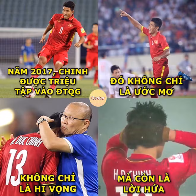 Hà Đức Chinh hiện không có phong độ tốt song người hâm mộ vẫn tin tưởng vào khả năng của tiền đạo này và gửi những lời chúc tốt đẹp cho Đức Chinh trong ngày sinh nhật. Ảnh: Fandom Owker.