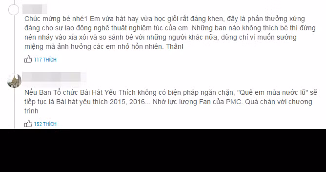 Ngay sau khi nhận giải, "chị Bảy" Phương Mỹ Chi đã được rất nhiều cư dân mạng chúc mừng trên trang cá nhân của mình và trên fanpage của cô.