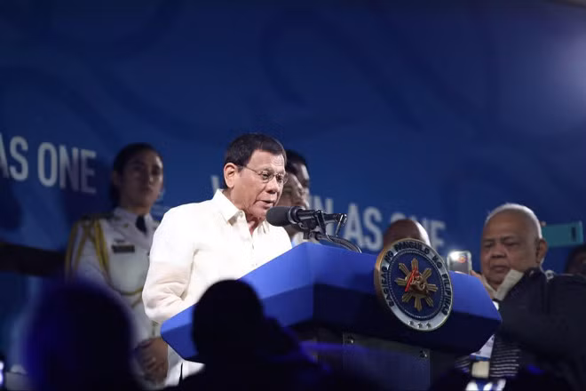 Tổng thống Philippines, ông Duterte phát biểu, chính thức khai mạc SEA Games 30.