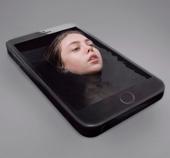 Ẩn sau những bức hình kỳ lạ của Sheidlina là nhiều thông điệp ý nghĩa. Một số tác phẩm lấy ý tưởng từ các vấn đề, thực trạng xã hội hiện đại như ô nhiễm môi trường, nghiện mạng xã hội, smartphone...