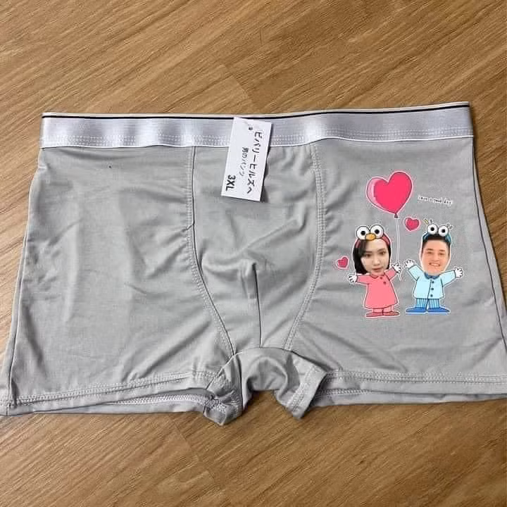 Có kiểu thiết kế còn in hình cặp đôi lên.