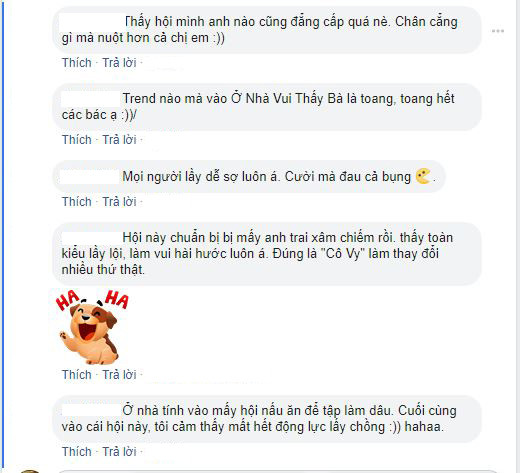 Bao nhiêu xu hướng mới đều được cập nhật đầy đủ tại group Ở Nhà Vui Thấy Bà, nhưng không phải cái nào cũng được lột tả "thật chính chuyên". Tuy vậy, mỗi khoảnh khắc hay bài đăng lại nhận được sự tương tác rất cao đấy.
