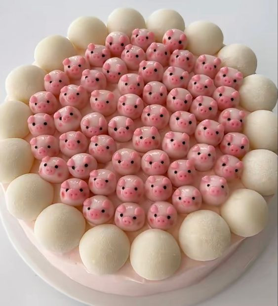 Nhìn một đàn lợn con thế này, nhiều người tỏ ra "không nỡ ăn một xíu nào".