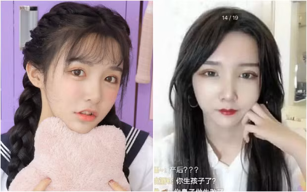 Trong lúc đang livestream, Abbily vô tình chặm tay vào phần tắt phần mềm chỉnh sửa tự động của camera. Nhan sắc thật của hot girl 9x lộ ra khiến nhiều người hâm mộ đang theo dõi cô phải hết hồn.