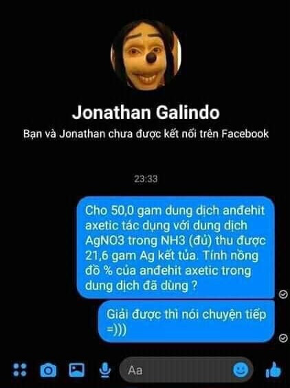 Vì "mặn mòi từ da dẻ", netizen Việt có cách nhìn khác về nhân vật Jonathan Galindo này. Cư dân mạng thi nhau... "khủng bố" inbox với nhiều cách khác nhau, từ cà khịa "sương sương" cho đến dặn dò (có vẻ) nghiêm túc.