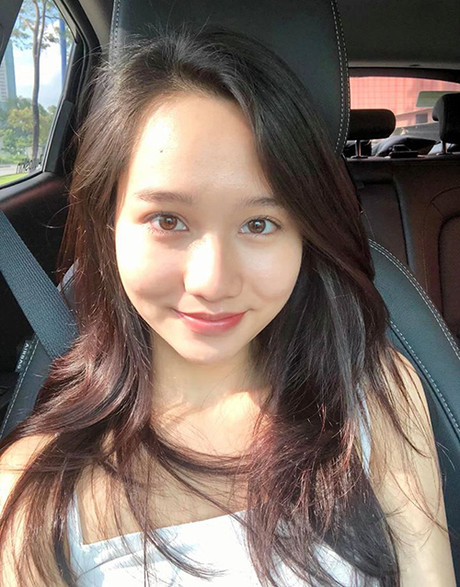 Mặt mộc xinh như mộng của Trúc Anh từng được cô nàng đăng tải trên trang cá nhân.