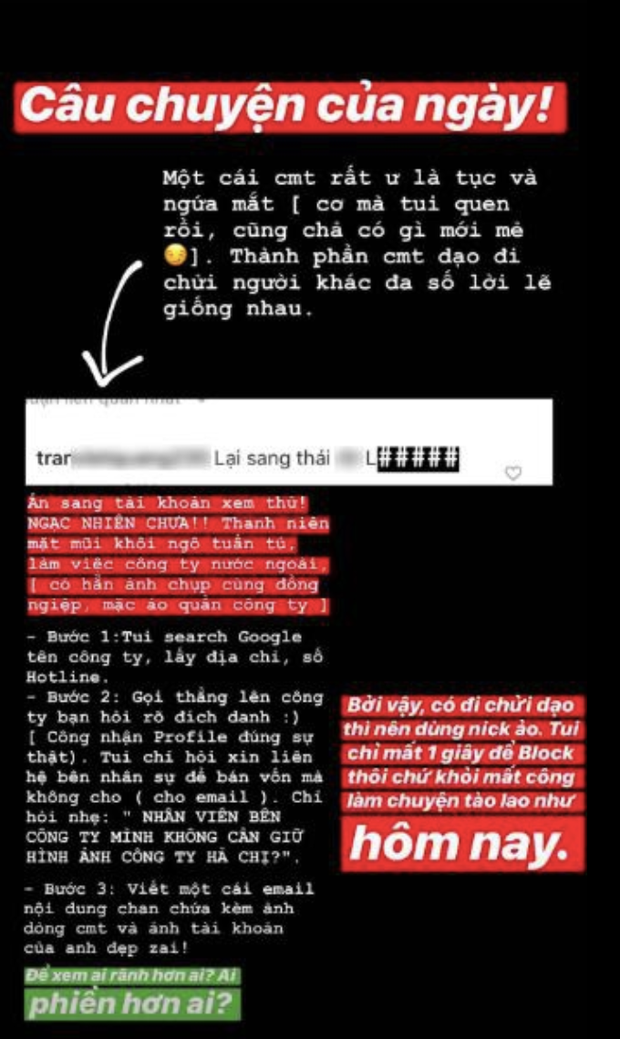 Đây không phải lần đầu bạn gái của thủ môn Đặng Văn Lâm đanh đá trên mạng xã hội. Trước đó khi bị chê ngoại hình không tương xứng và ăn bám bạn trai, Yến Xuân cũng từng cảnh cáo antifan đừng gây chuyện nếu không cô sẽ tìm ra danh tính và gọi điện thẳng tới nơi làm việc để phản ánh.