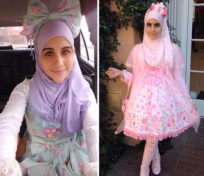 Sự phối hợp khéo léo khiến Noor và Alyssa vừa tự tin mặc theo sở thích lại vẫn tuân thủ được nguyên tắc về ăn mặc trong tôn giáo của đất nước mình.