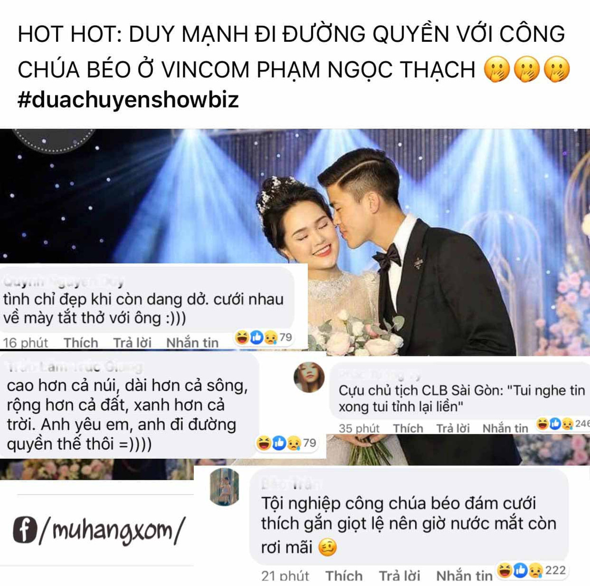 Mới đây, thông tin Duy Mạnh "đi đường quyền" với vợ ngay trung tâm thương mại khiến cộng đồng mạng xôn xao. Đặc biệt là hiện nay, Quỳnh Anh đang mang bầu con đầu lòng.