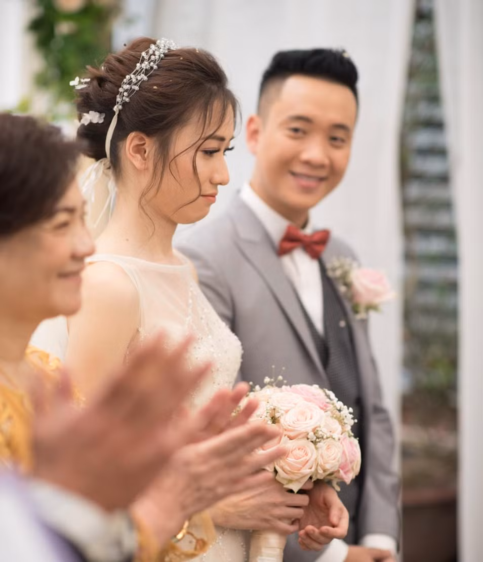 Trâm Anh và JustaTee đã có thời gian hẹn hò 5 năm trước khi chính thức về chung một nhà.