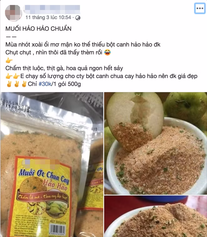 Chính vì độ "khan hiếm", một gói mình tôm chỉ có một chút muối nhỏ xíu nên rất nhiều người nhập các túi muối Hảo Hảo to về bán với giá cực hợp lý. Thế nhưng đến giờ, dân mạng mới "ngã ngửa" vì đây toàn là hàng fake.