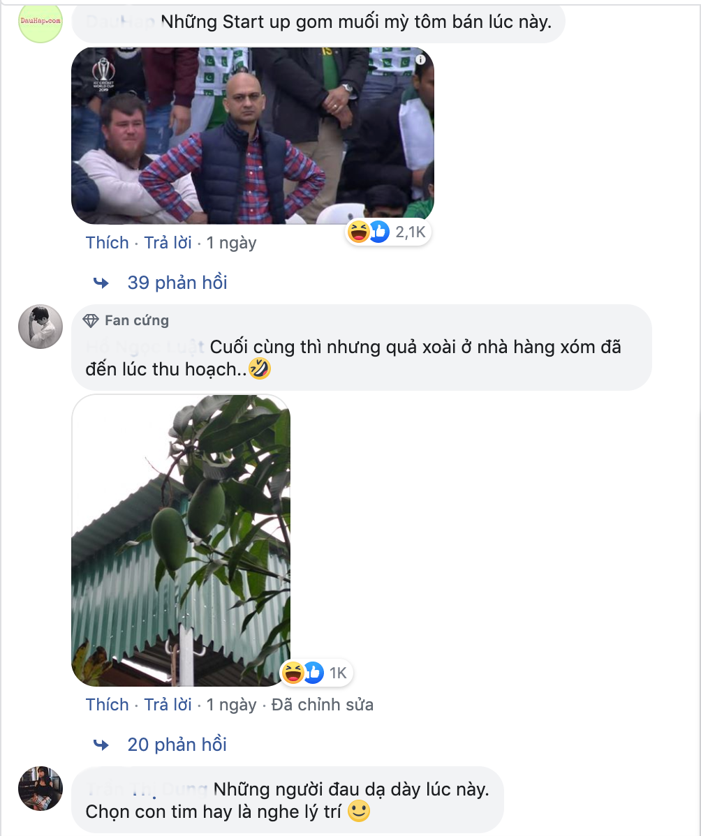 Dân mạng thi nhau khoe xoài, khoe mận trên cây chỉ chờ có muối là vặt luôn. Thế nhưng, những người đau dạ dày lại chỉ biết khóc ròng trong đau khổ.
