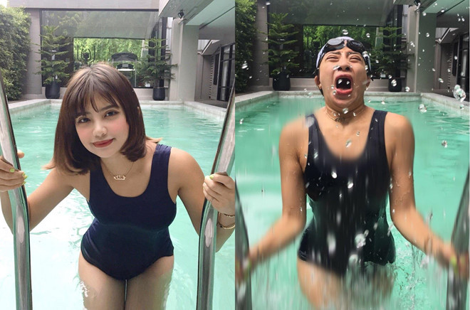 Khó ai ngờ 1 cô gái xinh đẹp như Vienna lại sẵn lòng tạo nên những khoảnh khắc "để đời" như vậy. 