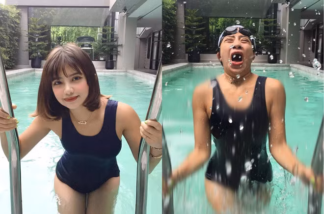 Khó ai ngờ 1 cô gái xinh đẹp như Vienna lại sẵn lòng tạo nên những khoảnh khắc "để đời" như vậy. 