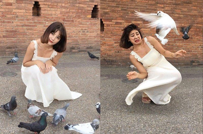 Biểu cảm hài hước, "khó đỡ" của nữ blogger hài hước được CĐM ưa thích và nhanh chóng viral.