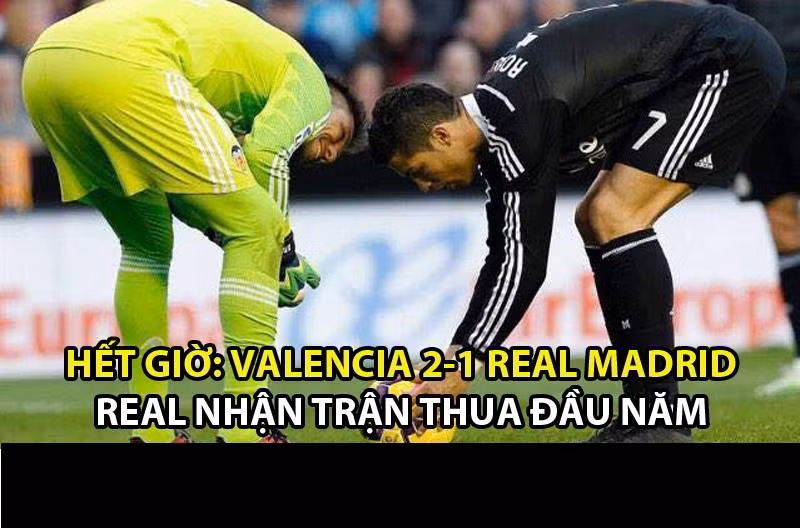 Mặc dù đã có bàn thắng vươn lên dẫn trước từ khá sớm bằng pha lập công trên chấm 11m của Cris Ronaldo nhưng với một ngày thi đấu dưới sức, Real Madrid đã chịu thất bại đầu tiên từ đầu mùa.