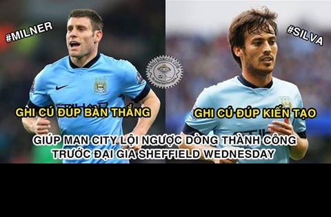 Với lợi thế được thi đấu trên sân nhà Etihad, Man City cũng phải chờ tới cú đúp của Milner mới có được chiến thắng Sheffield Wednesday để có tấm vé lọt vào vòng đấu tiếp theo tại FA Cup.
