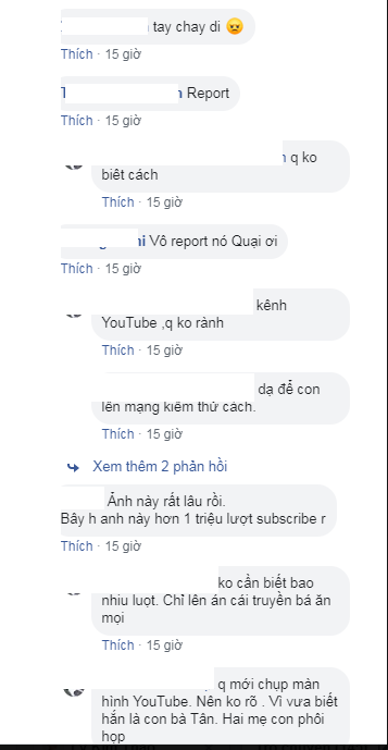 Đồng thời, CĐM cũng kêu gọi cùng nhau "report" xóa kênh của Hưng Vlog với hành động man rợ, khó chấp nhận được.