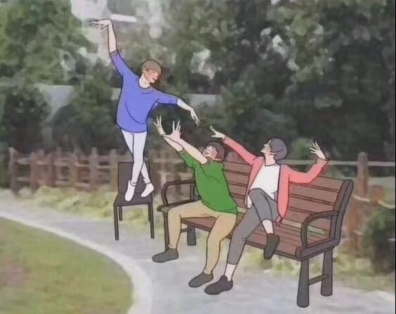 Đảm bảo là ngay từ cái nhìn đầu tiên, bạn sẽ không thể nhịn nổi cười vì cách tạo dáng cho nhóm bạn thân.