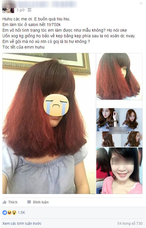 Tết đến là thời điểm chị em nô nức rủ nhau đi làm đẹp. Đúng với câu "cái răng cái tóc là góc con người" nên mái tóc là thứ mà hội chị em phải tân trang đầu tiên nếu muốn thay đổi ngoại hình. Thế nhưng thay đổi kiểu tóc dịp tết là hành động cực kỳ nguy hiểm bởi đẹp thì không sao mà lỡ xấu, hỏng thì coi như mất tết, không dám ra đường.