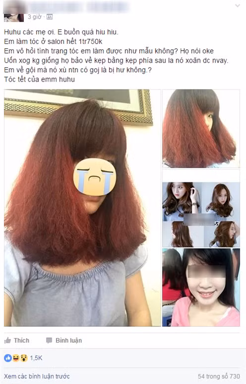 Tết đến là thời điểm chị em nô nức rủ nhau đi làm đẹp. Đúng với câu "cái răng cái tóc là góc con người" nên mái tóc là thứ mà hội chị em phải tân trang đầu tiên nếu muốn thay đổi ngoại hình. Thế nhưng thay đổi kiểu tóc dịp tết là hành động cực kỳ nguy hiểm bởi đẹp thì không sao mà lỡ xấu, hỏng thì coi như mất tết, không dám ra đường.