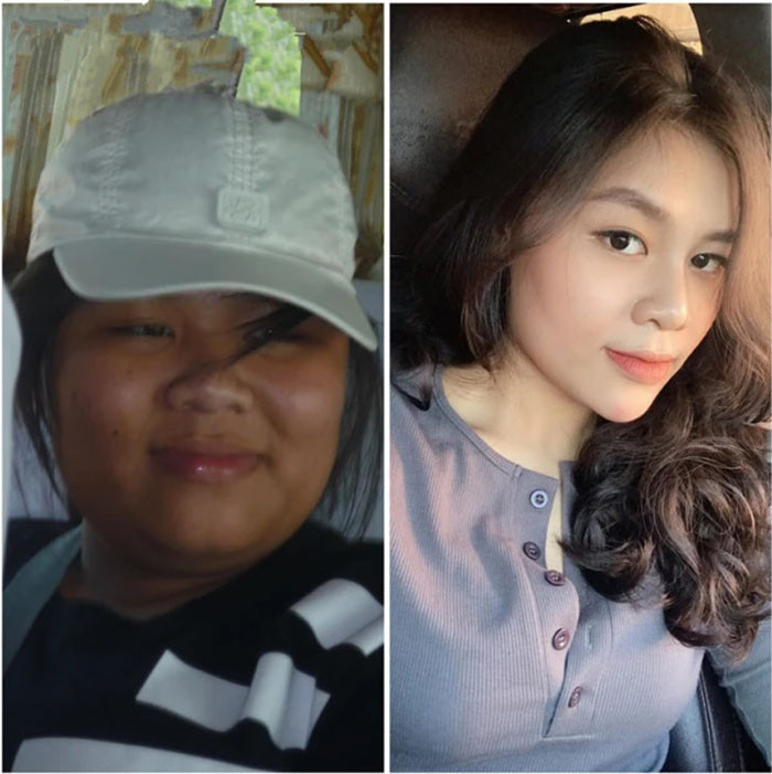 6 năm trước, Phương Oanh (22 tuổi, thành phố Hồ Chí Minh) luôn tự ti với cân nặng của mình. Con số 105kg trở thành nỗi ám ảnh, khiến cô trở thành đối tượng bị trêu chọc khi đến trường. Dù cô nàng thử nhiều cách để thay đổi bản thân nhưng mọi thứ vẫn không như ý muốn. Với nhiều cô gái khác, họ mong mình học giỏi, đậu vào trường top lớp chọn, thì với cô, ước mong mỗi ngày là có thể giảm đi vài kg.