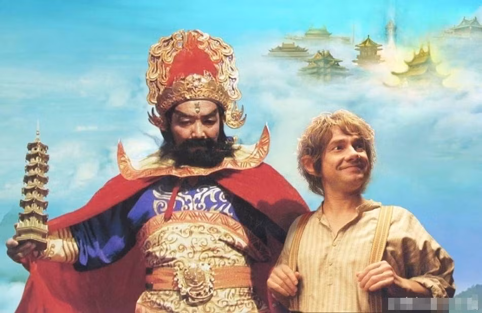 Tháp Thiên Lý Thiên Vương đang giới thiệu cung đình với chàng người lùn.