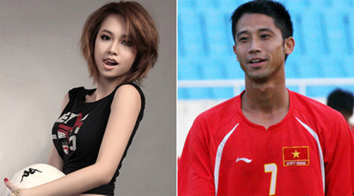 Hình ảnh cô diễn viên, người mẫu đáng yêu, Đinh Ngọc Diệp luôn xuất hiện trên khán đài cổ vũ cho trung vệ kỳ cựu của ĐTVN này không tránh khỏi sự nghi ngờ của các fan. Tuy nhiên Như Thành chưa một lần lên tiếng về chuyện tình cảm với Đinh Ngọc Diệp, trong khi người đẹp cũng khăng khăng hai người chỉ là bạn.