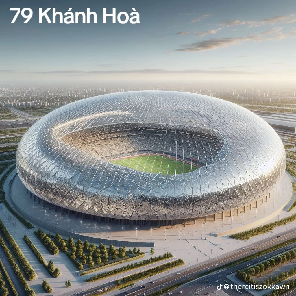 Sân vận động lấy cảm hứng từ Khánh Hòa.