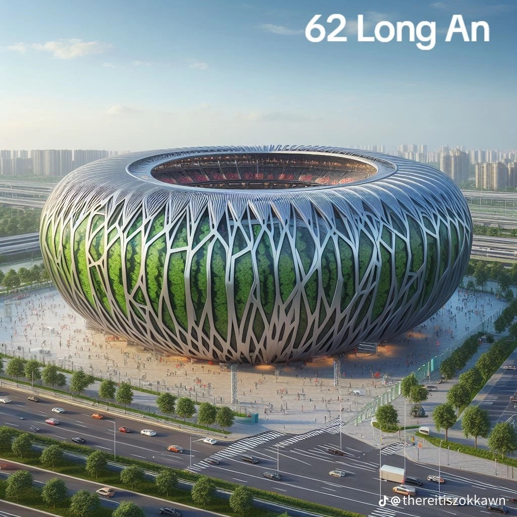 Sân vận động lấy cảm hứng từ Long An.