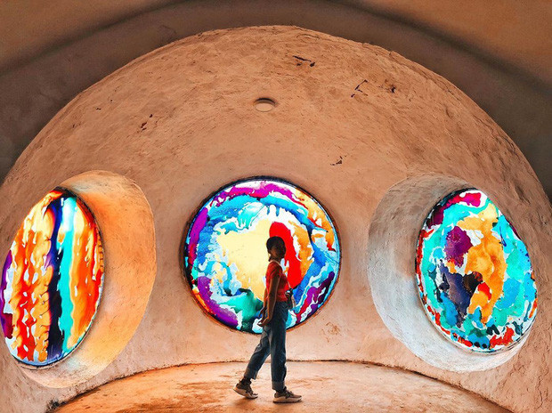 Với những tấm kính chịu lực, Khung cửa sổ thiên hà được đánh giá sẽ là điểm hút khách dịp nghỉ lễ 2/9 này. Ảnh: daubao.com